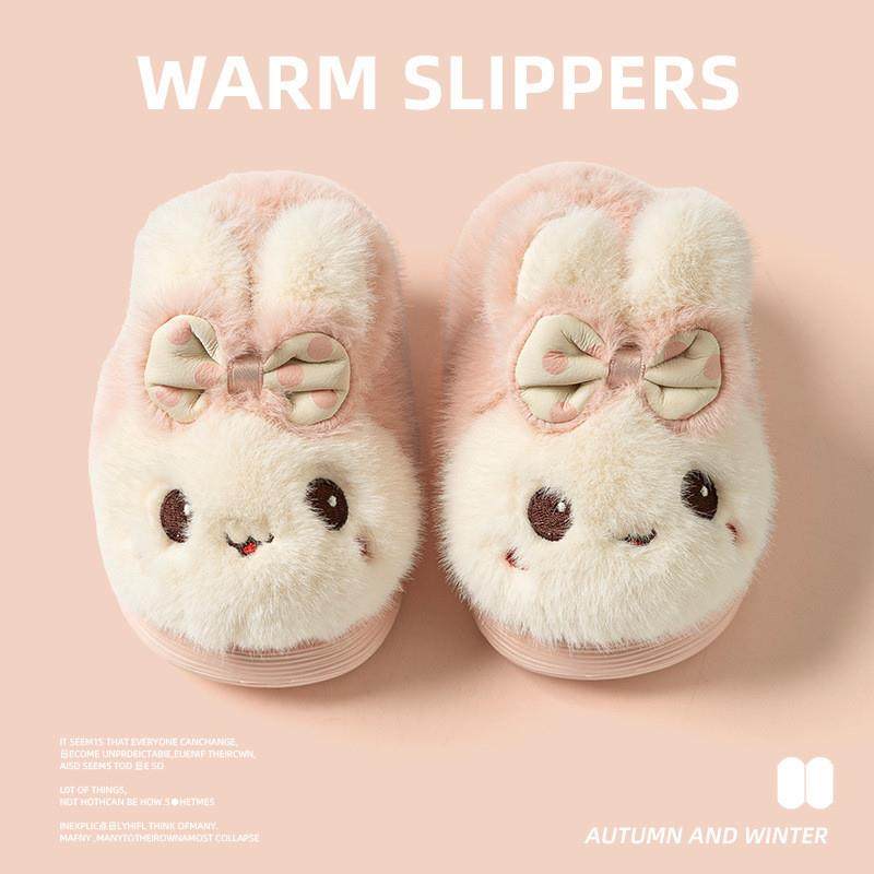 儿童棉拖鞋女2025新款秋冬季居家卡通可爱兔子保暖加绒包跟,童鞋/婴儿鞋/亲子鞋,亲子鞋,淘宝优惠券,粉丝福利购,淘宝优惠卷
