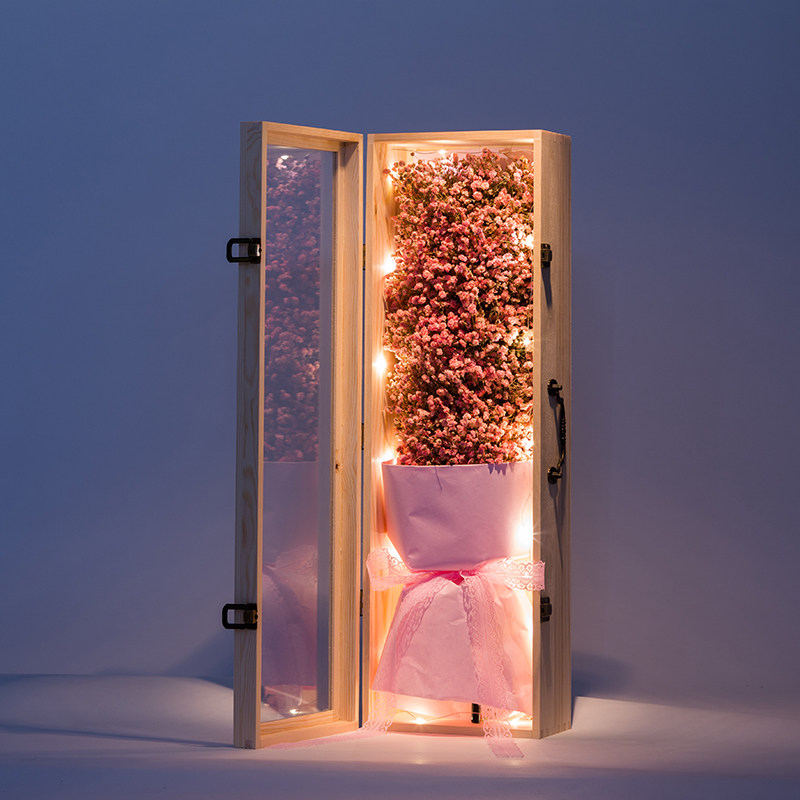 粉色满天星干花束礼盒生日圣诞节花束送老婆女友全国 鲜花速递在类目 鲜花速递/花卉仿真/绿植园艺, 永生花/干花, 永生花中 - 来自Buy2taobao.com提供专业的淘宝代购服务