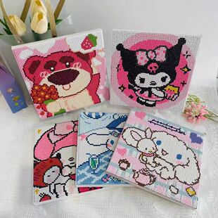 钻石画儿童益智手工diy制作玩具材料包益智亲子活动马赛克贴画