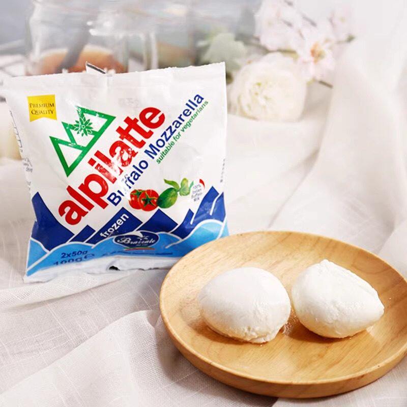 柏札莱阿尔卑冷冻水牛马苏里拉干酪拉丝芝士素食主义奶酪球