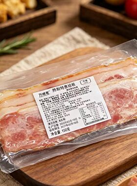 中粮万威客熟制特惠培根切片150g猪肉培根家庭早餐手抓饼