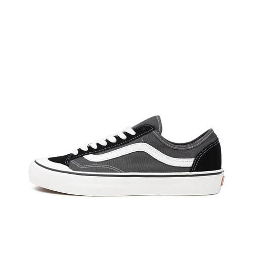 Vans范斯Style 136 Decon Vr3 帆布麂皮 休闲 耐磨轻便 板鞋 黑灰