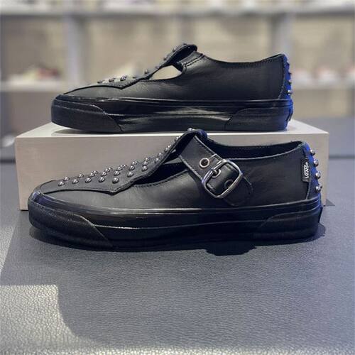 Vans范斯官方 Premium LX Mary Jane 93质感牛皮女鞋玛丽珍鞋低帮