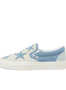 Vans范斯Classic Slip-On 简约舒适 百搭 低帮 板鞋 女款 蓝色