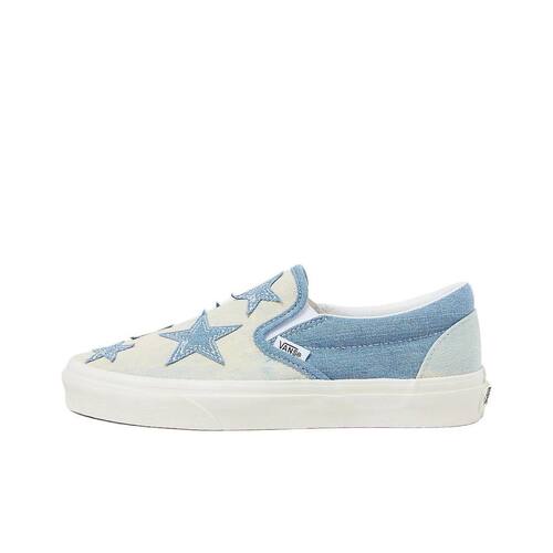 Vans范斯Classic Slip-On 简约舒适 百搭 低帮 板鞋 女款 蓝色