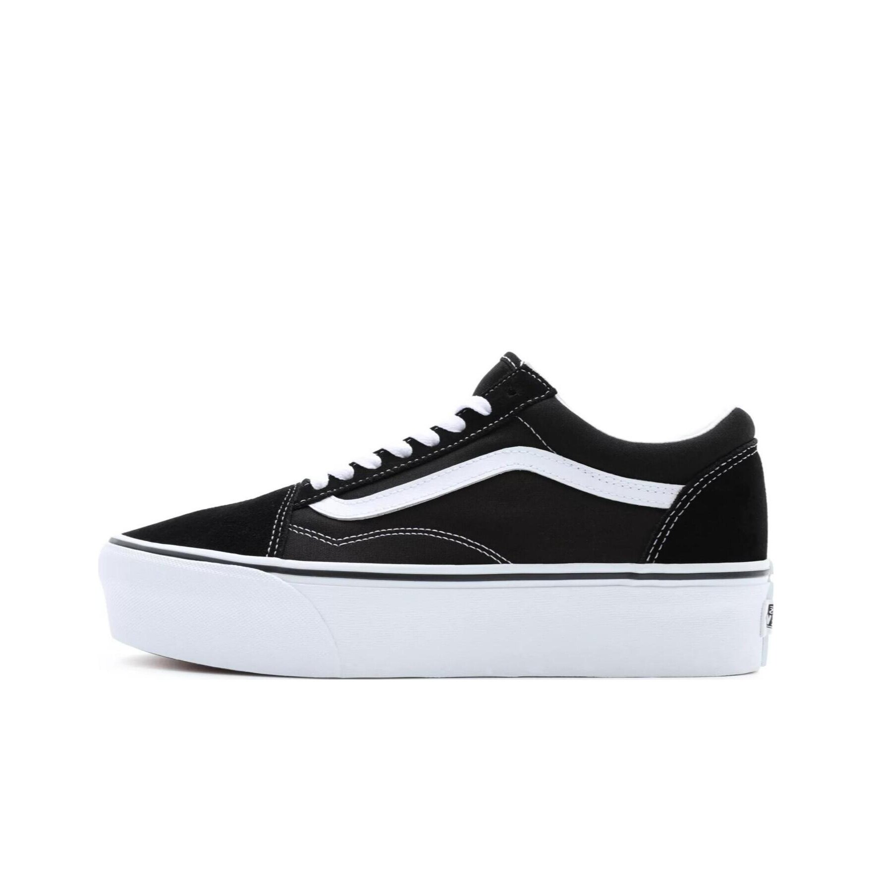Vans范斯Old Skool Stackform 秋冬款厚底板鞋男女同款休闲帆布鞋