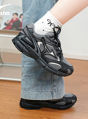 Mizuno美津浓 Speed 2K 跑鞋男女同款耐磨减震运动休闲鞋老爹鞋