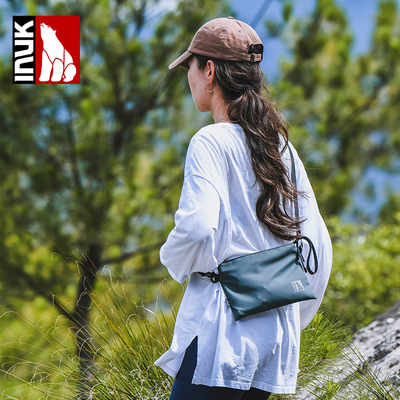 INUK单肩包男女户外多功能快捷袋时尚环保新款手机包手拎/拿包