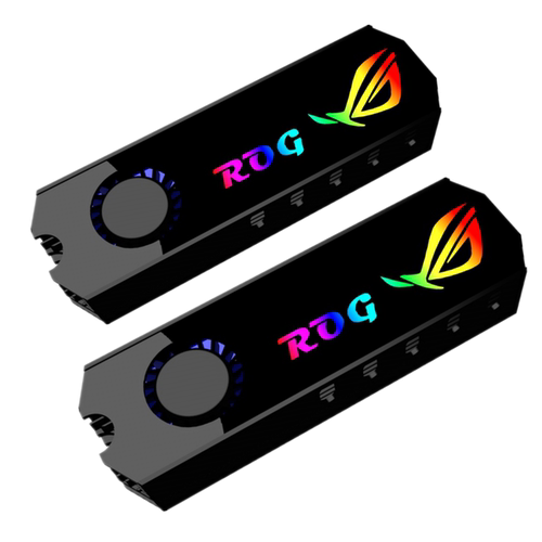 冰曼M.2固态硬盘散热器M2全铝散热片SSD2280导热马甲NVME神光同步