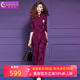 国风盘扣上衣职业休闲裤 菲梦伊高级感提花西装 新中式 女秋季 子 套装