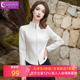 菲梦伊德绒白色夹克衫 休闲显瘦运动上衣 立领修身 短外套女冬季 时尚