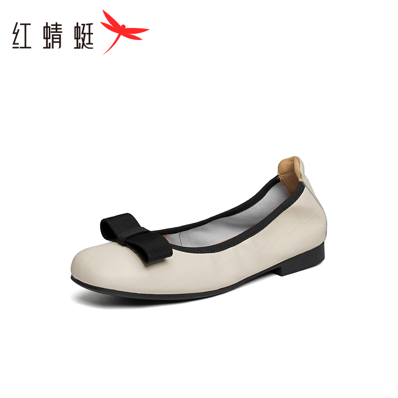 红蜻蜓浅口单鞋舒适休闲