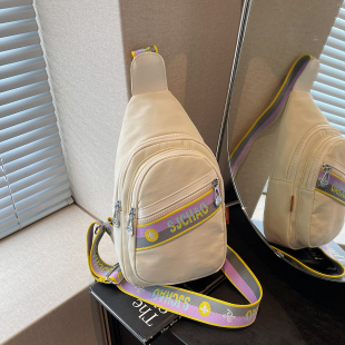 轻便休闲户外旅游骑行小巧背包潮 小包包胸包防水牛津布斜挎包女式