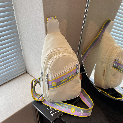 小包包胸包斜挎女式骑行小巧背包