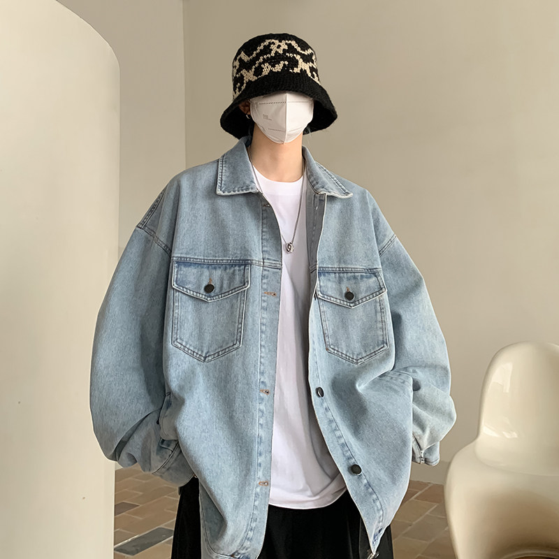 2025春夏新款光版牛仔外套男女同款XZ503JK12P68控108,男装夹克,星座503-1
