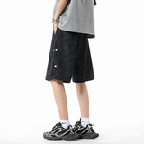 扎染排扣高克重短裤XZ503-KDK528P45控68，男装牛仔裤，星座503-1