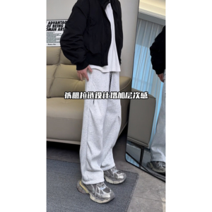 现货重磅华棉加绒加厚复合德绒超柔休闲裤XZ503-K5025P50加绒60图片