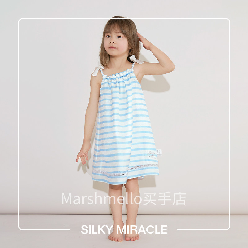 儿童真丝睡衣Resort系列宝宝蝴蝶公主睡裙家居服
