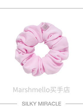SILKY MIRACLE桑蚕丝发圈NUDE系列S烫钻头花大肠发圈无痕不勒