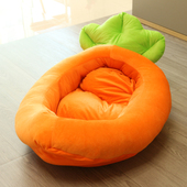 可爱卡通创意萝卜宠物猫窝狗窝四季 通用中小型犬柯基泰迪宠物窝垫