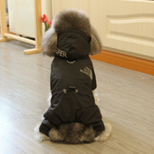 狗狗衣服冬季 防水运动四腿加厚狗棉衣宠物衣服秋冬款 比熊泰迪衣服
