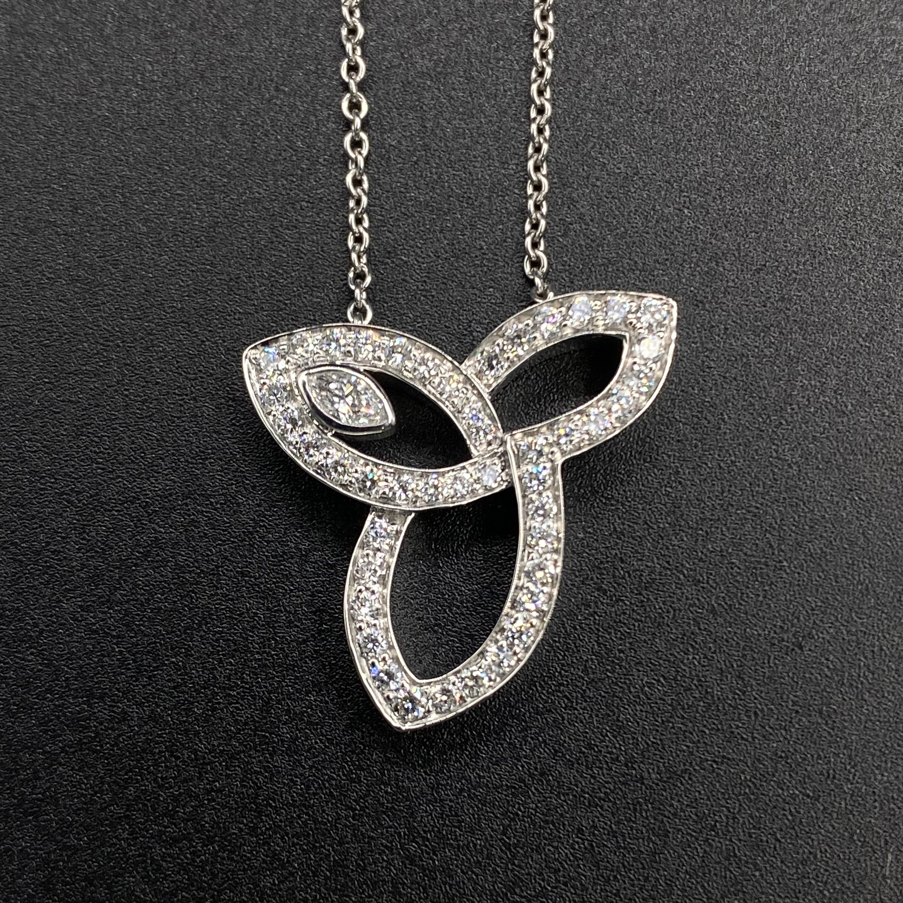 戈耀珠宝lily满钻项链