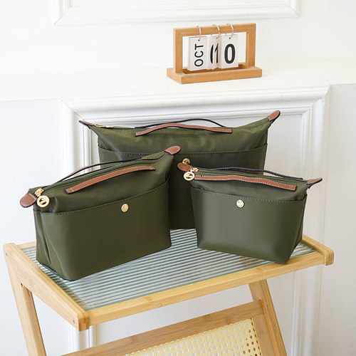 大容量百搭收纳包通勤包中包尼龙饺子包女防水洗漱包龙骧内胆包