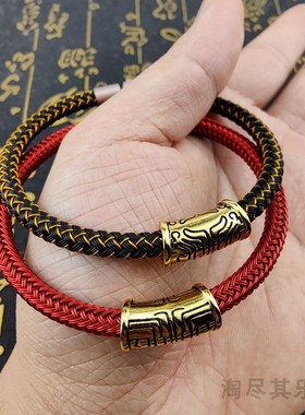 无情侣钢丝绳手链防水