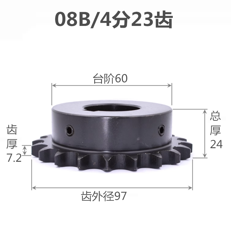 齿轮链轮4分链轮08B链轮TNF