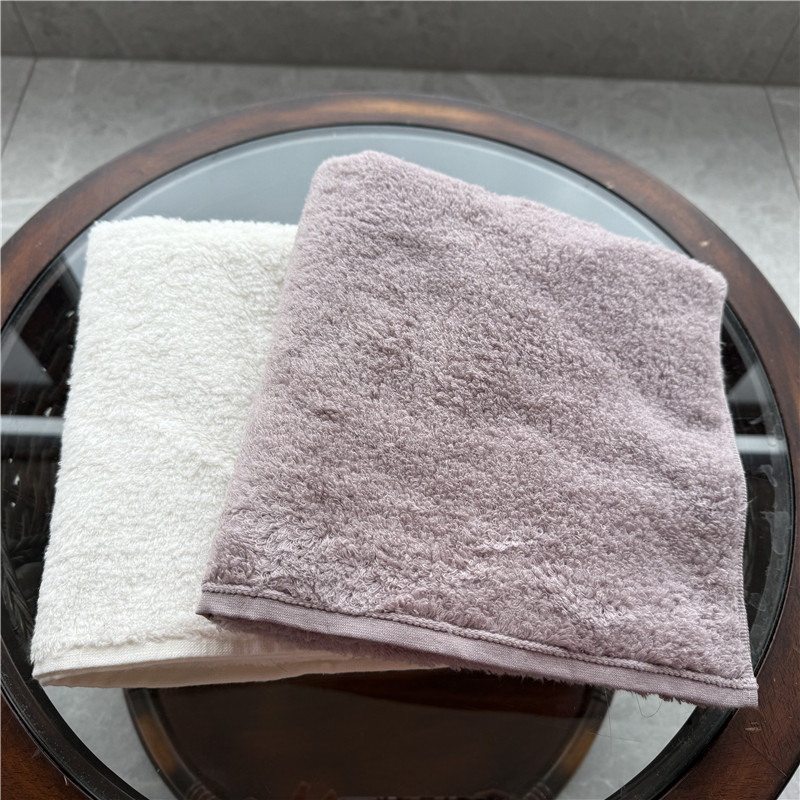 出口日本原单 纯色简洁 棉花糖全棉柔软 儿童 小浴巾