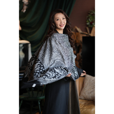 NagarNan-Pashmina 荣誉面料工坊棉线满绣克什米尔手工披肩