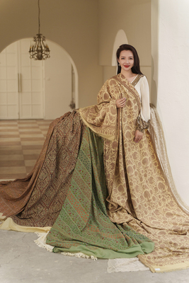 NagarNan-Pashmina系列古董老片年份kani 、EMB克什米尔披肩