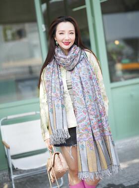 NagarNan-那家楠Pashmina系列Gents Kani手工披肩