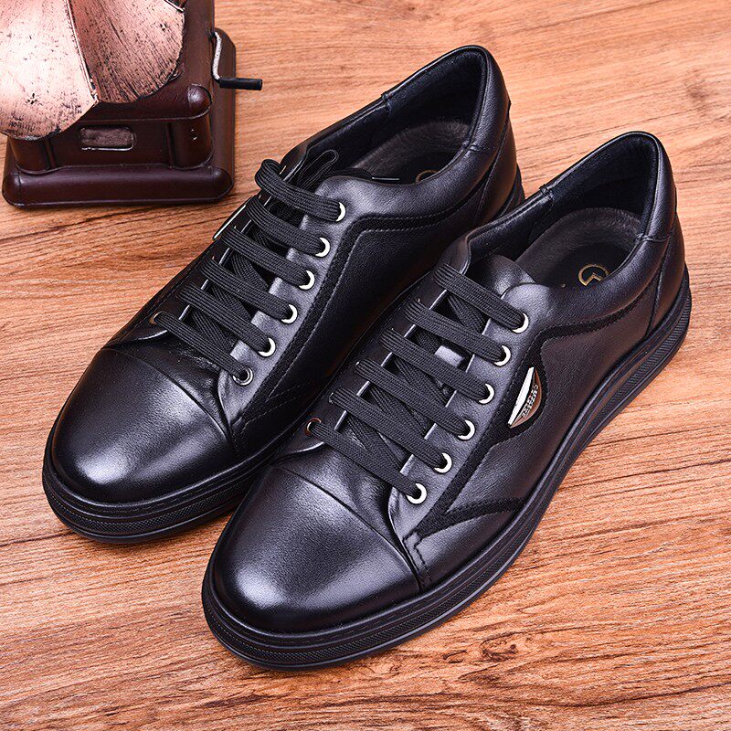 金利来男鞋2024秋季新款专柜正品鞋真皮系带板鞋男运动休闲皮鞋男