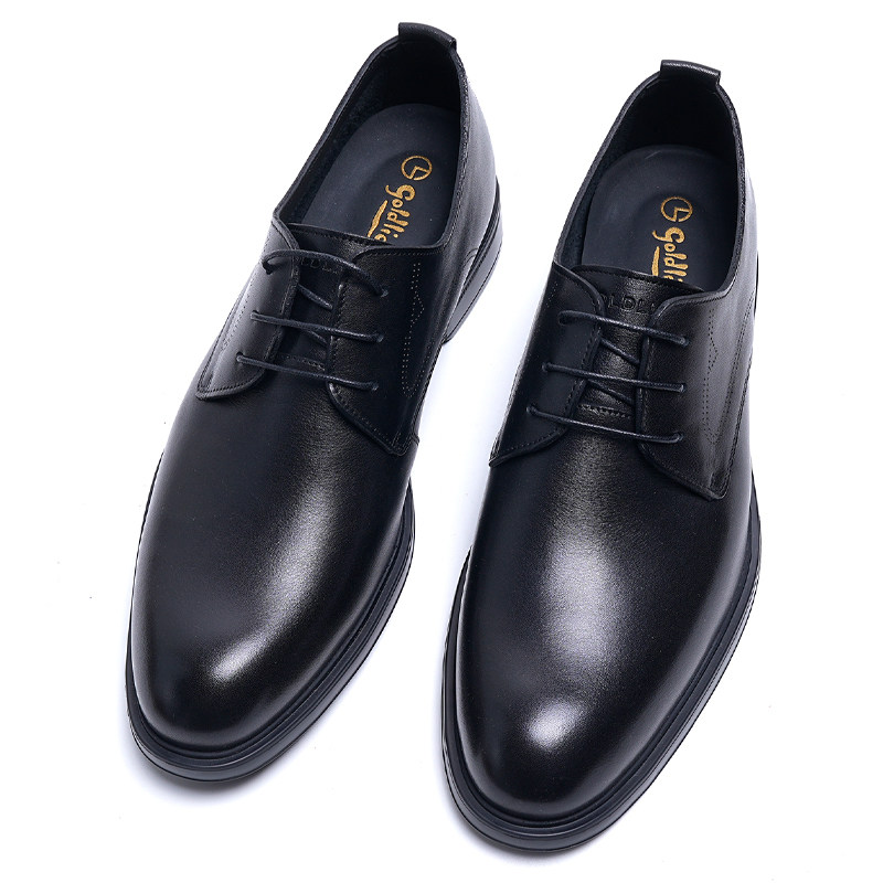 金利来男鞋2026春季新款专柜正品鞋超轻系带商务正装皮鞋男婚鞋