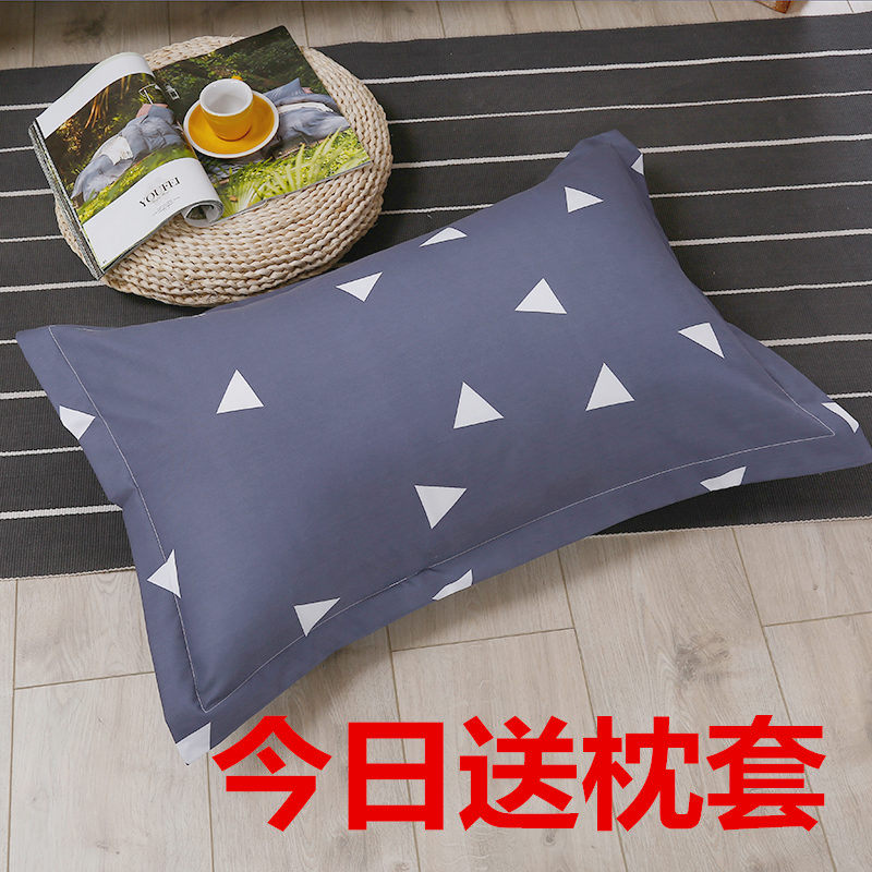 水洗饱满柔软全棉正品羽丝绒枕头