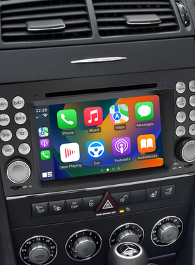 适用2006-2011款奔驰SLK280 SLK300 SLK350 R171安卓车载DVD导航