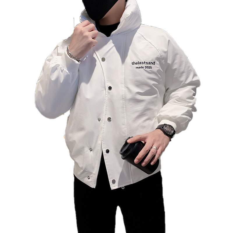 冬季韩版潮牌绣花立领保暖面包服棉衣外套DM1303-P128控168,男装棉衣,星座308A