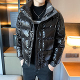 冬季韩版精品亮面面包服保暖羽绒服夹克外套2Y8019-P185控235，男装羽绒服，星座308A