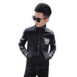 21春款社会小伙韩版修身印花立领拉链夹克外套4J，男装夹克，星座308A