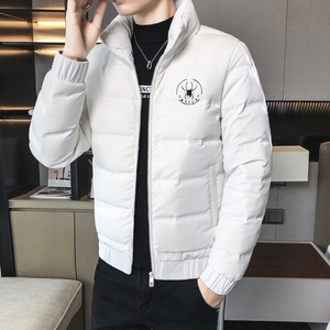 时尚店主风压花加厚亮面保暖休闲羽绒服夹克外套 Y8013-P158控208图片