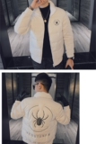 社会小伙亮面压花加厚保暖休闲羽绒服夹克外套Y8013-P158控208，男装羽绒服，星座308A
