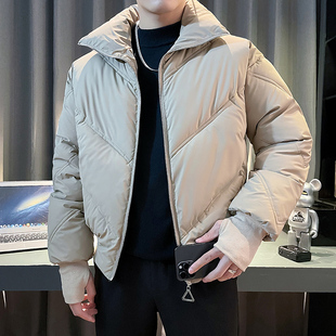 面包服加厚保暖棉衣外套F 潮牌纯色立领防风袖 M3317 P138控178