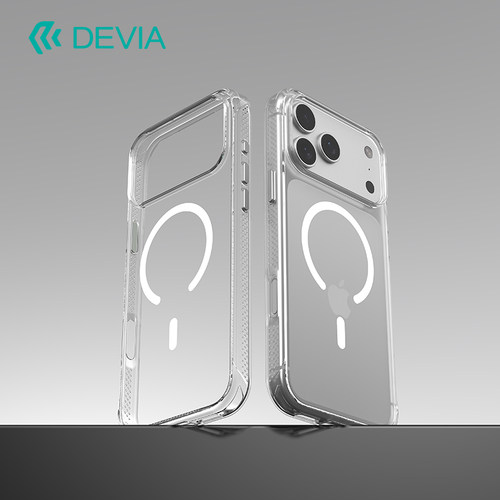 迪沃DEVIA品透系列抗黄防摔磁吸17Pro保护壳透明磁吸手机壳适用于iPhone18ProMax保护套