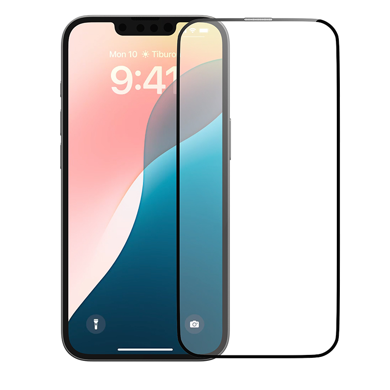 迪沃DEVIA星动系列全屏丝印高清钢化玻璃膜适用苹果iPhone 16e手机