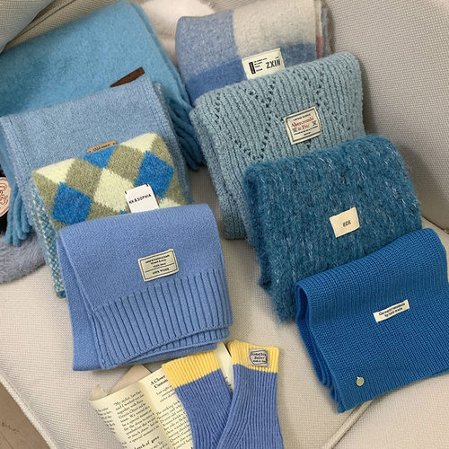 氛围感围巾手套韩版百搭高级女冬