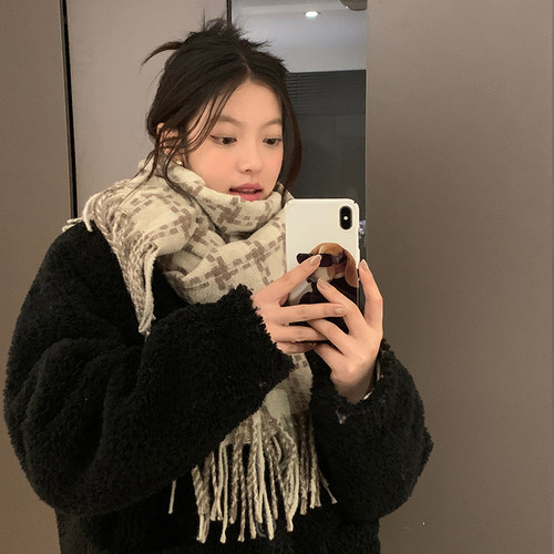 秋冬女款围巾防寒保暖