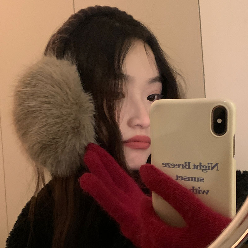 2024年毛绒绒耳罩保暖护耳