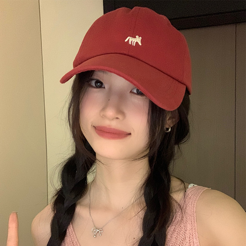 韩版休闲女款夏季鸭舌帽显脸小图片
