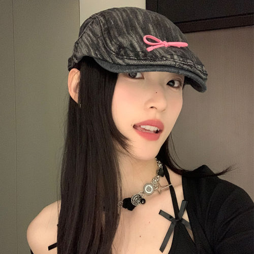 韩版女款夏季鸭舌帽显脸小